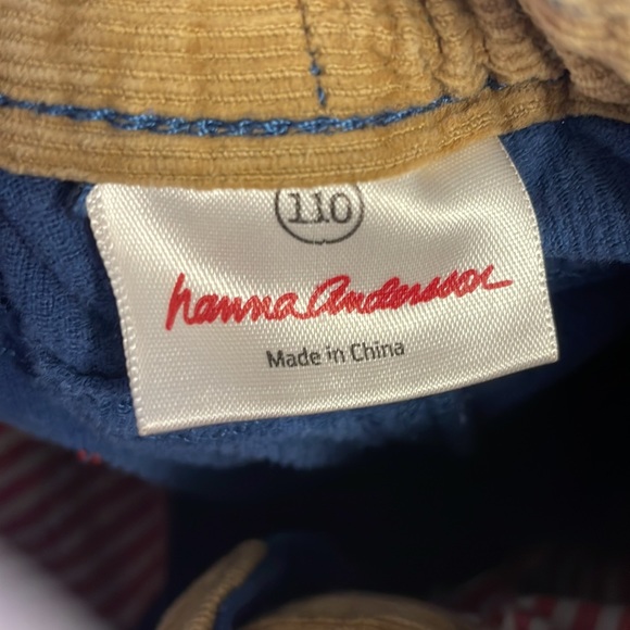 Boys Hannah anderson jean look alike pants, with cute red stitching and pockets. - Picture 3 of 5